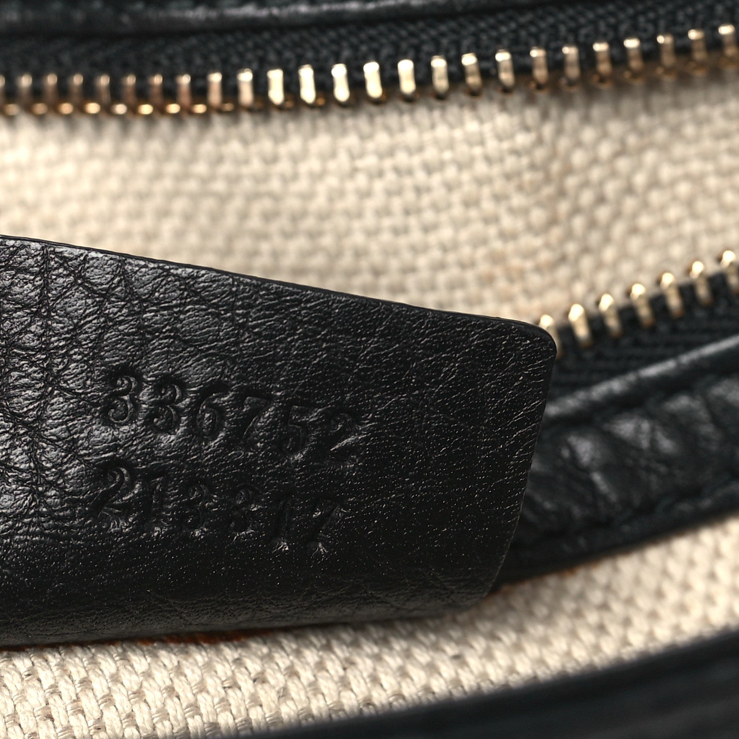 Gucci Pebbled Calfskin Medium Soho Flap Crossbody Black 6 of 10