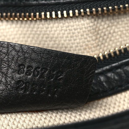 Gucci Pebbled Calfskin Medium Soho Flap Crossbody Black 6 of 10