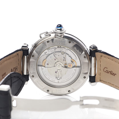 Cartier Stainless Steel Alligator 38mm Pasha C Grille Automatic Watch 7 of 8