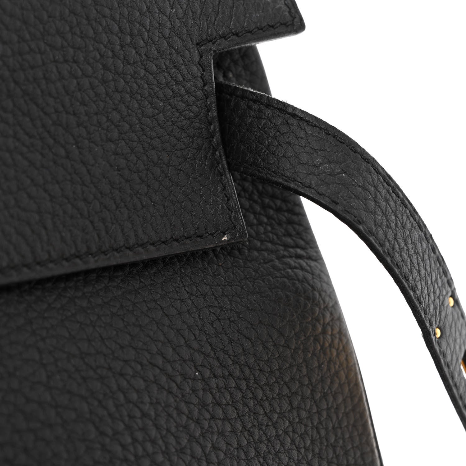 Hermes Togo Kelly Retourne 28 Black 16 of 18
