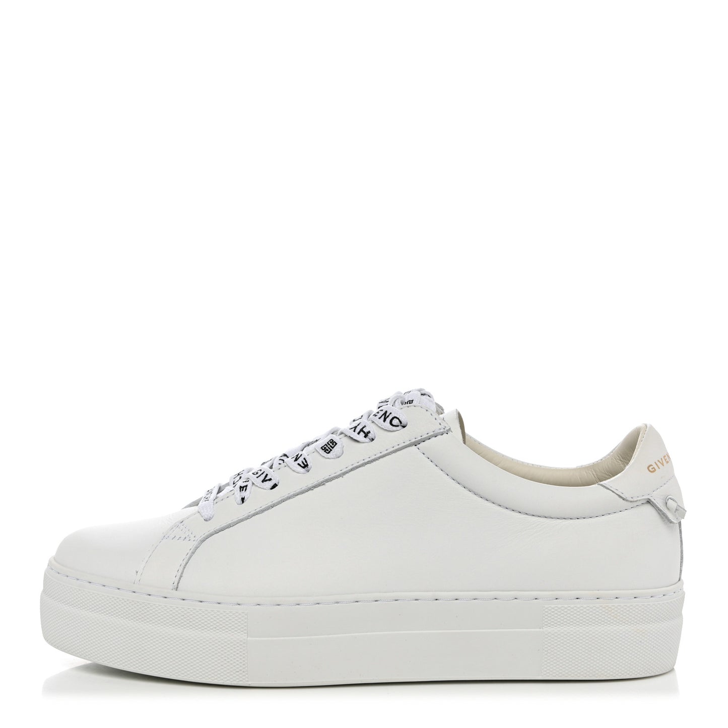 Calfskin Womens Urban Street Sneakers 38 White