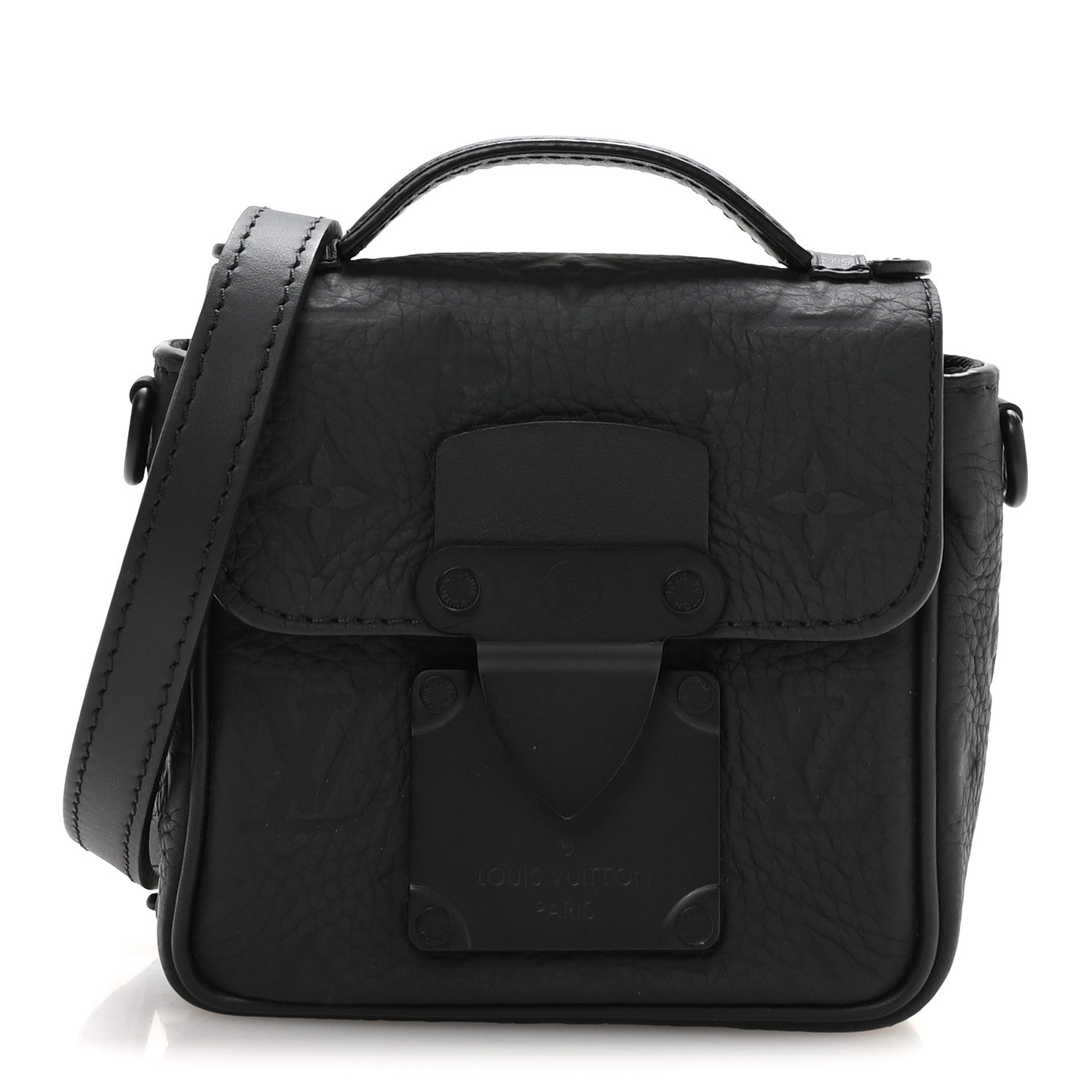 Louis Vuitton Taurillon Monogram Pico S Lock Ultra Black 1 of 9