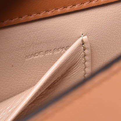 Chloe Spazzolato Sfumato Lambskin Calfskin Small Nile Bracelet Minaudiere Bag Caramel 9 of 11