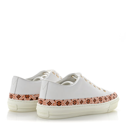 Louis Vuitton Calfskin Monogram Crafty Sneaker 37 White 5 of 9