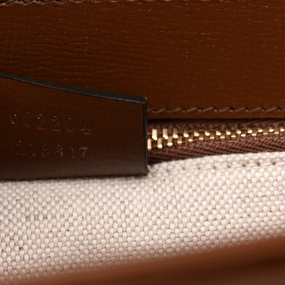 Gucci GG Supreme Monogram Geometric Horsebit 1955 Shoulder Bag Beige Multicolor Brown Sugar 7 of 10