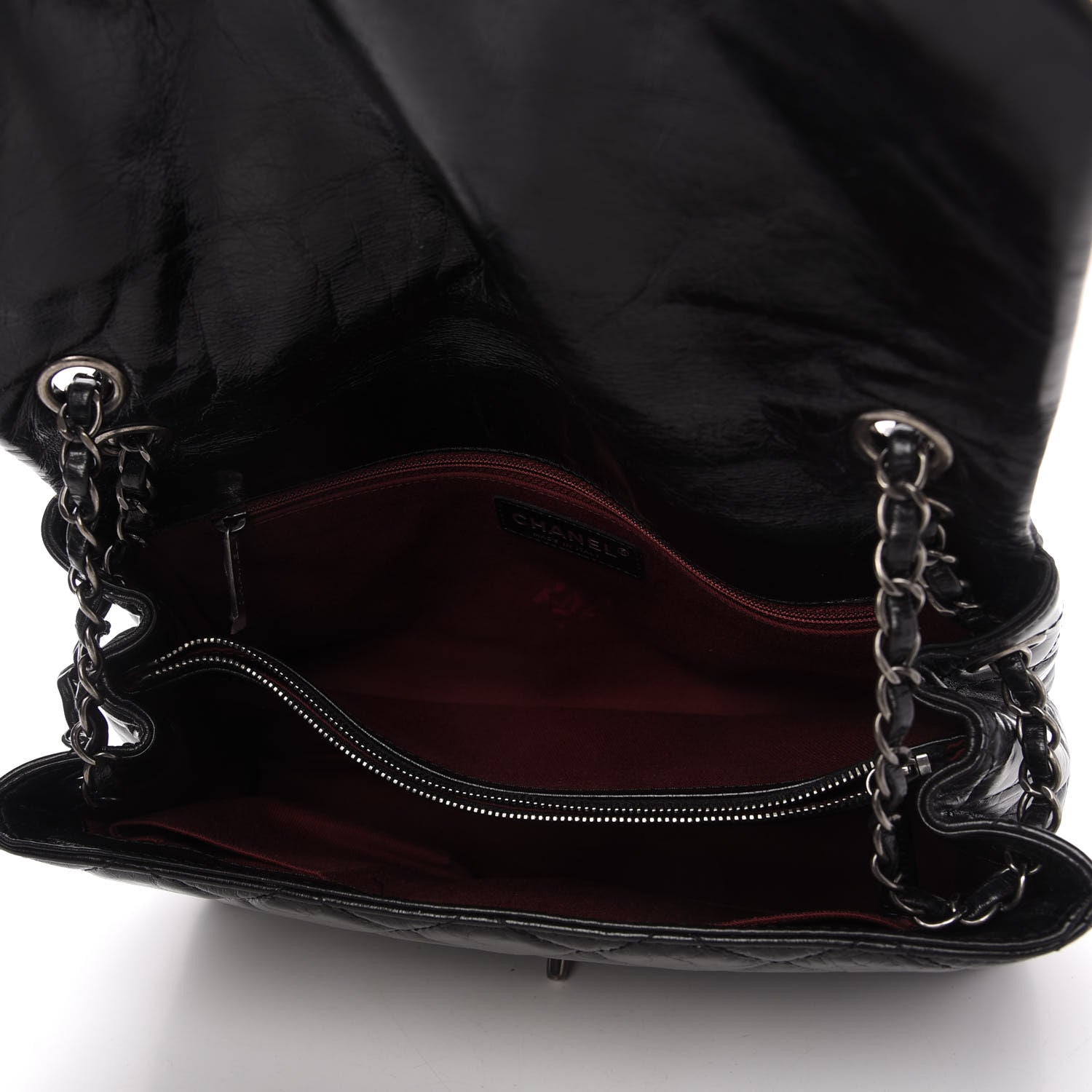 Chanel Glazed Calfskin Quilted Coco Soft Flap Black 5 of 12