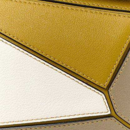 Loewe Calfskin Mini Puzzle Bag Ochre 9 of 11