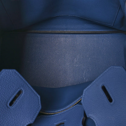 Hermes Togo BIRKIN 35 Bleu Brighton 5 of 12