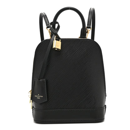 Louis Vuitton Epi Alma Backpack Black 1 of 10