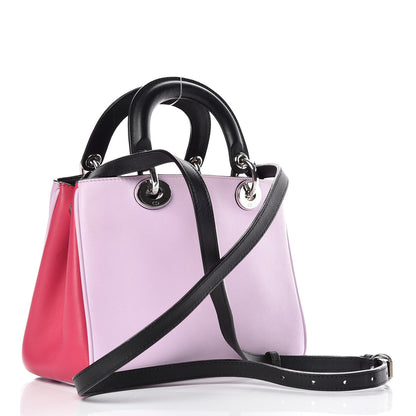 Christian Dior Calfskin Small Tri-color Diorissimo 3 of 17