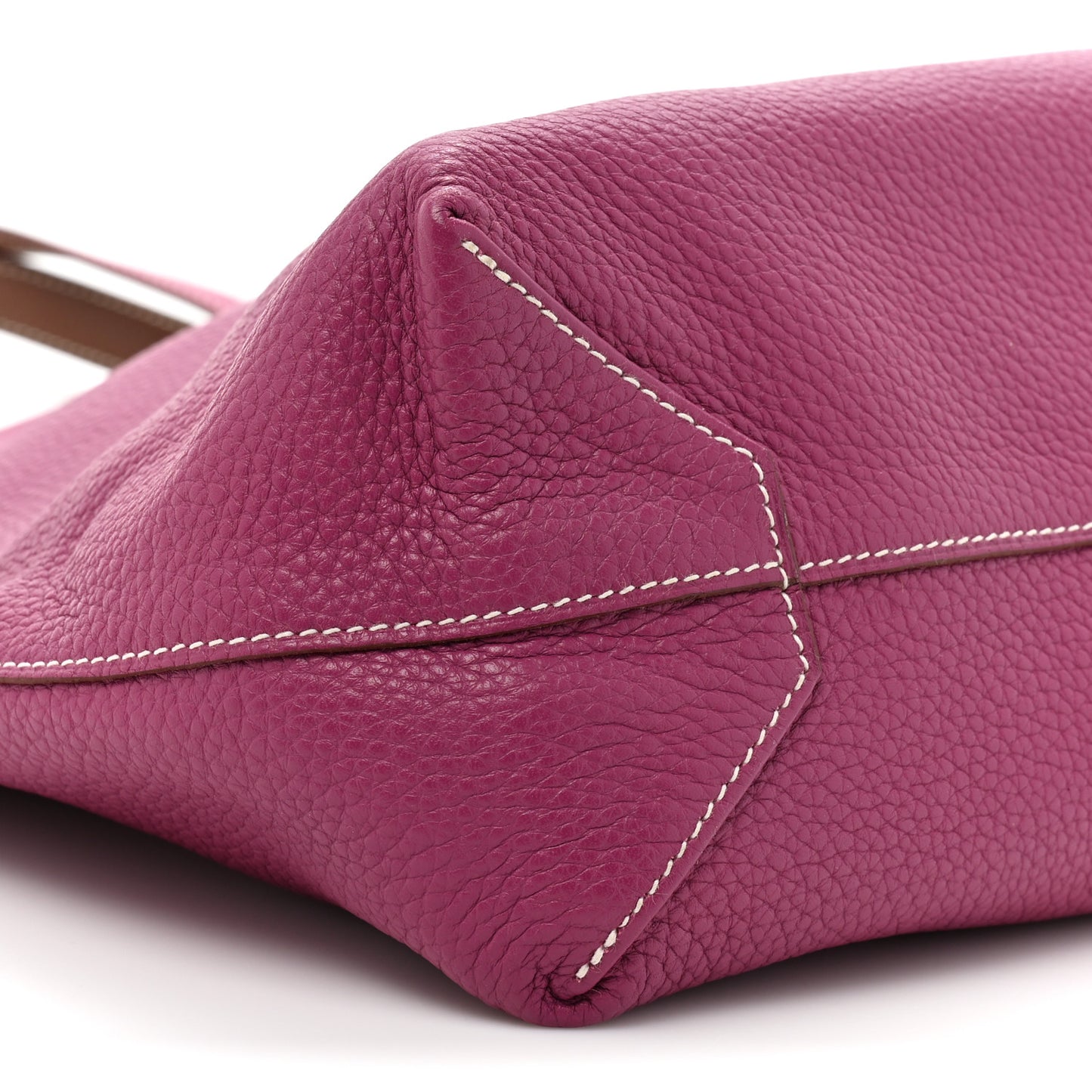 Taurillon Clemence Double Sens 36 Reversible Tote Marron Tosca