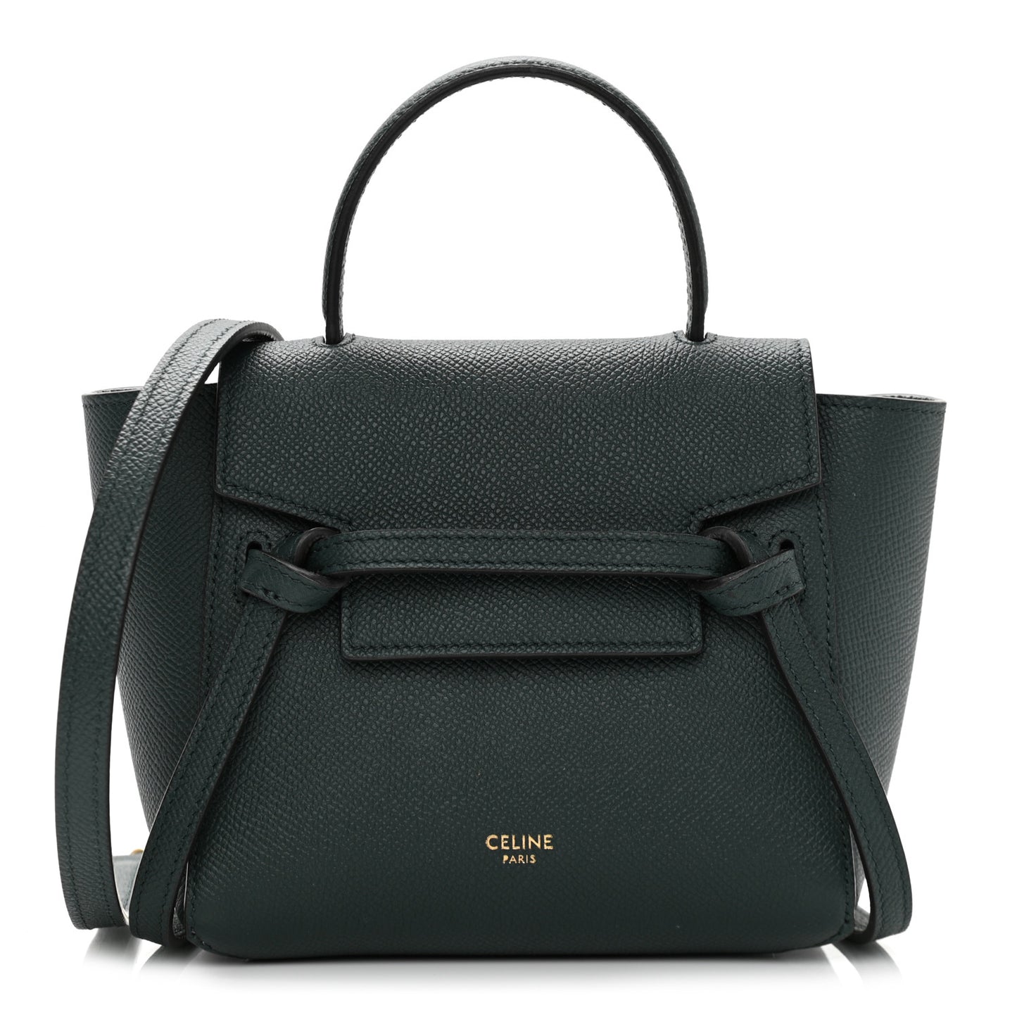 Grained Calfskin Pico Belt Bag Amazone