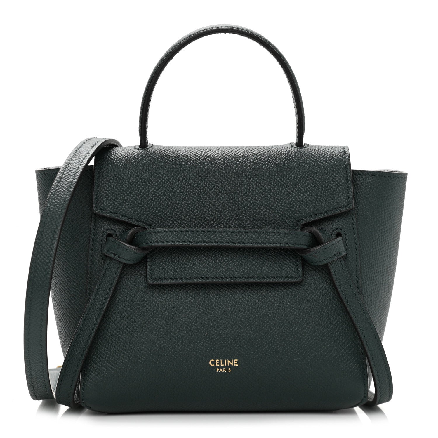 Celine Grained Calfskin Pico Belt Bag Amazone 1 of 9