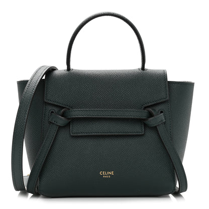 Celine Grained Calfskin Pico Belt Bag Amazone 1 of 9