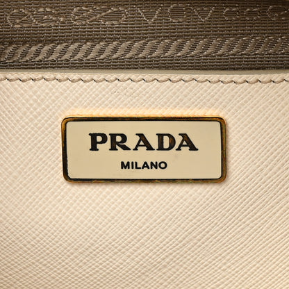 Prada Saffiano Medium Galleria Double Zip Tote Talco 8 of 24