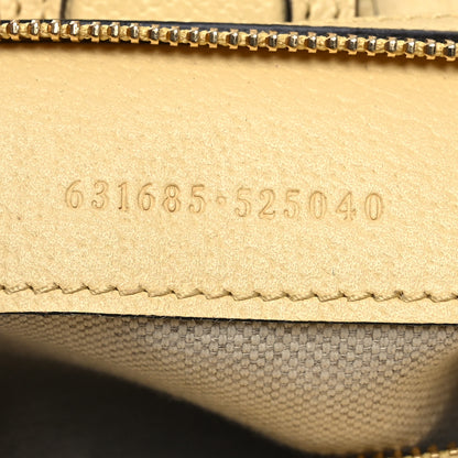 Gucci Monogram Jumbo GG Textured Dollar Calfskin Medium Ophidia Shopping Tote Beige Banana 7 of 11