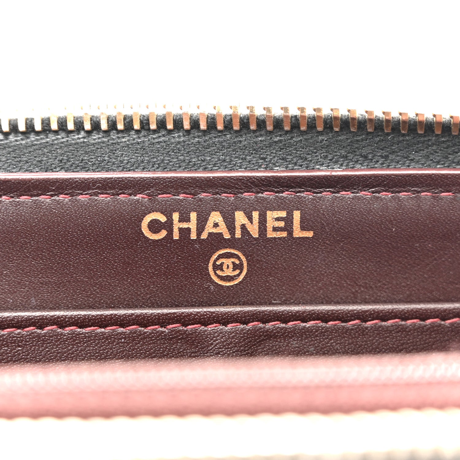 Chanel Caviar Quilted Large Gusset Zip Around Wallet Navy 6 of 12