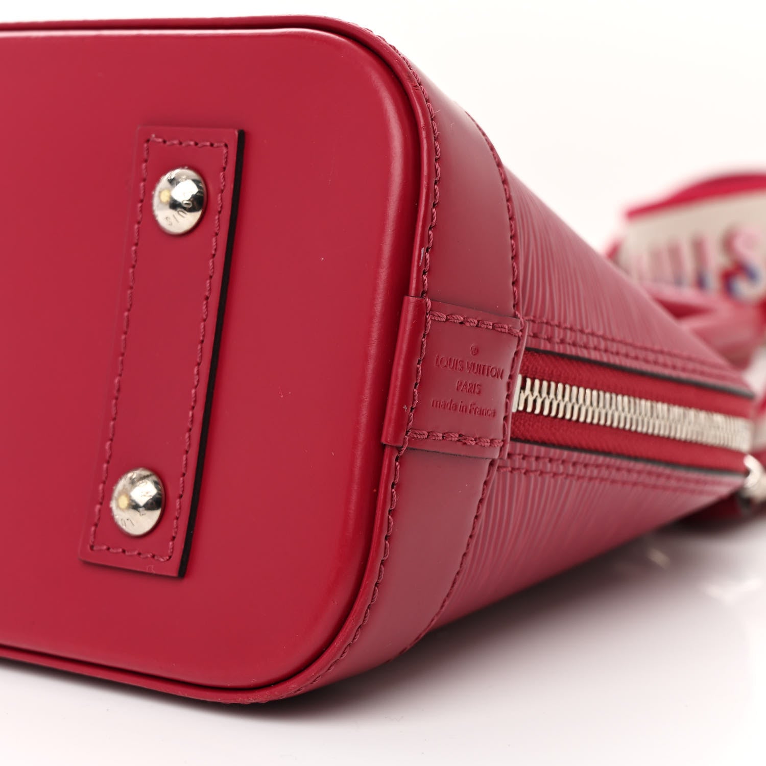 Louis Vuitton Epi Jacquard Alma BB Raspberry 9 of 12