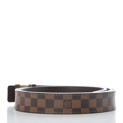 Louis Vuitton Mini Damier Ebene 25mm LV Initiales Belt 90 36 3 of 7