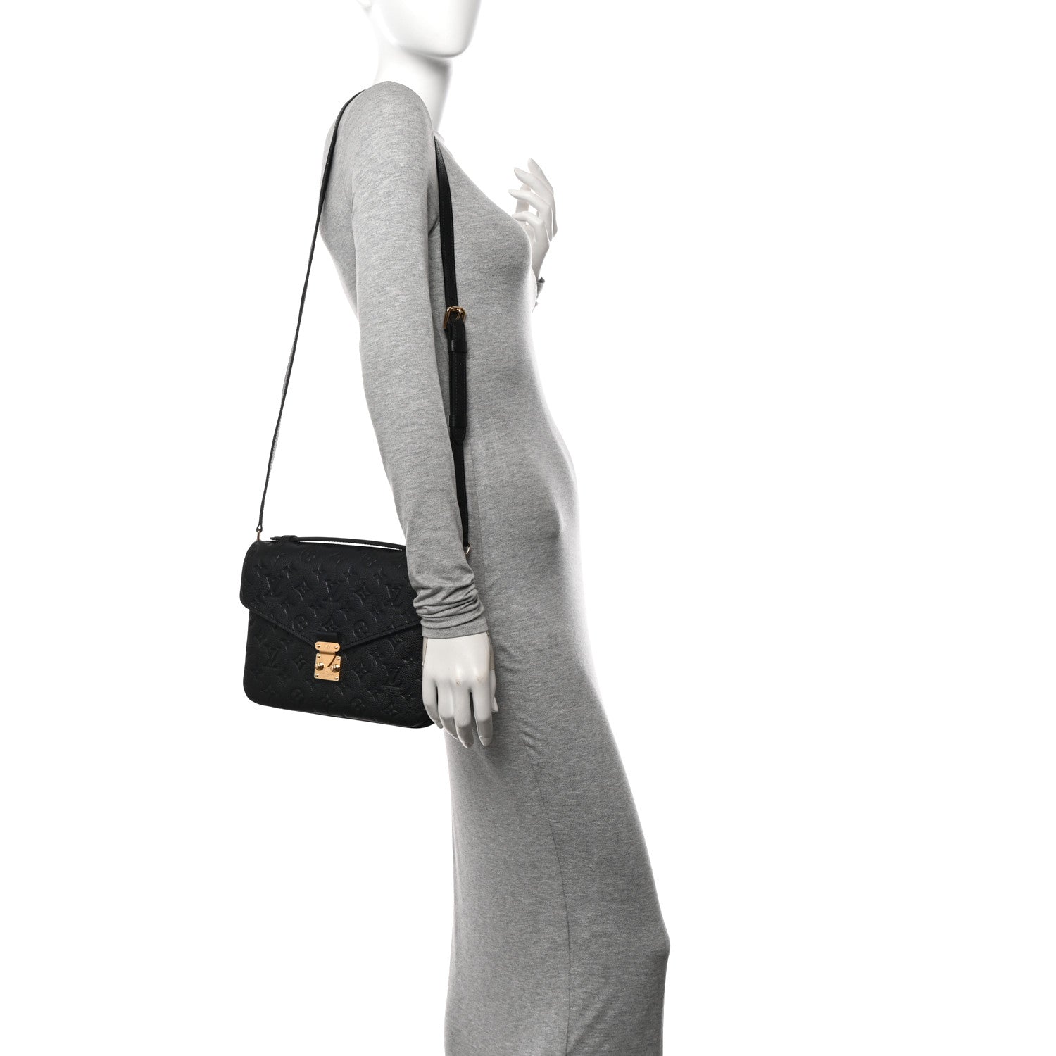 Louis Vuitton Empreinte Pochette Metis Black 2 of 10