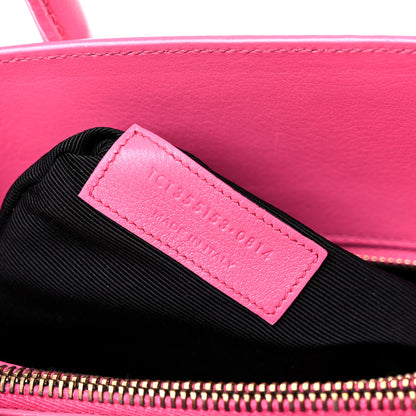 Saint Laurent Calfskin Small Sac De Jour Lipstick Fuchsia 7 of 22