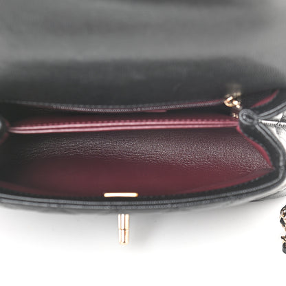 Chanel Caviar Quilted Mini Coco Handle Flap Black 5 of 9