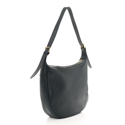 Celine Calfskin Triomphe Heloise Shoulder Bag Slate Grey 3 of 12