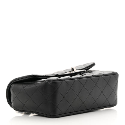 Chanel Lambskin Quilted Mini Rectangular Flap Black 4 of 13
