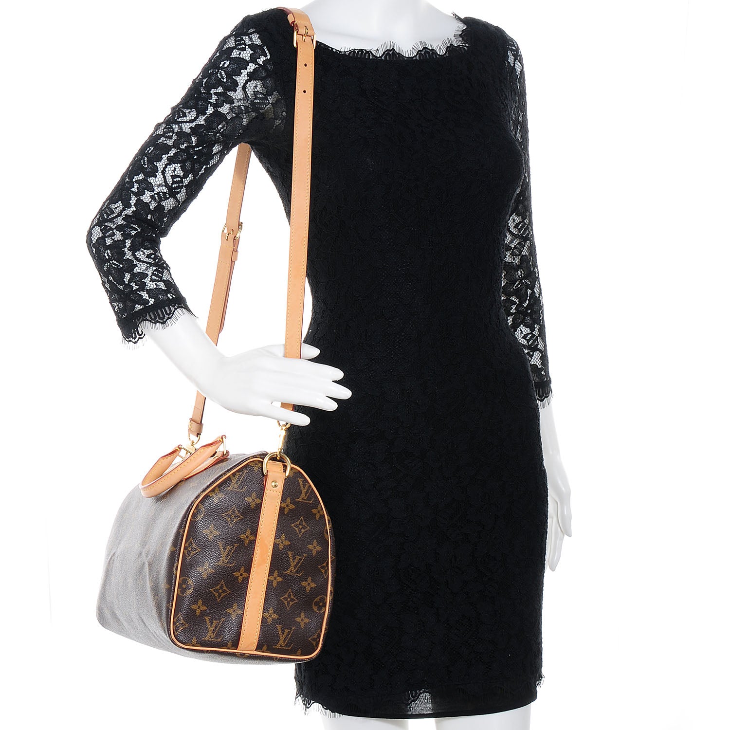 Louis Vuitton Monogram Speedy Bandouliere 30 2 of 8
