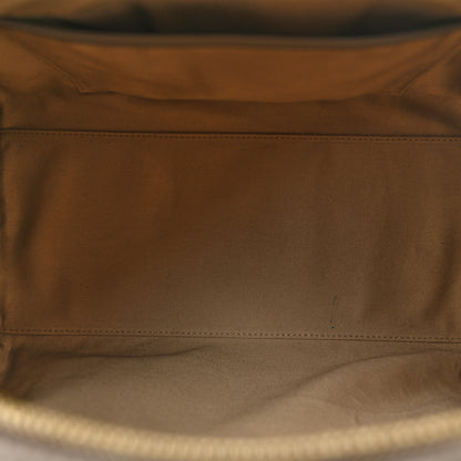 MCM Calfskin Ottomar Monogram Essential Boston Bag Dove Grey 5 of 12