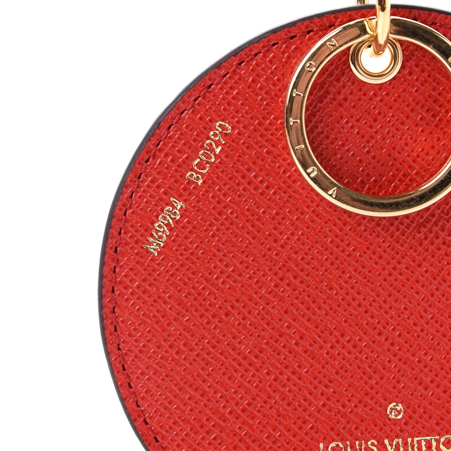 Monogram 2020 Christmas Animation Bumper Cars Bag Charm Key Ring Coquelicot
