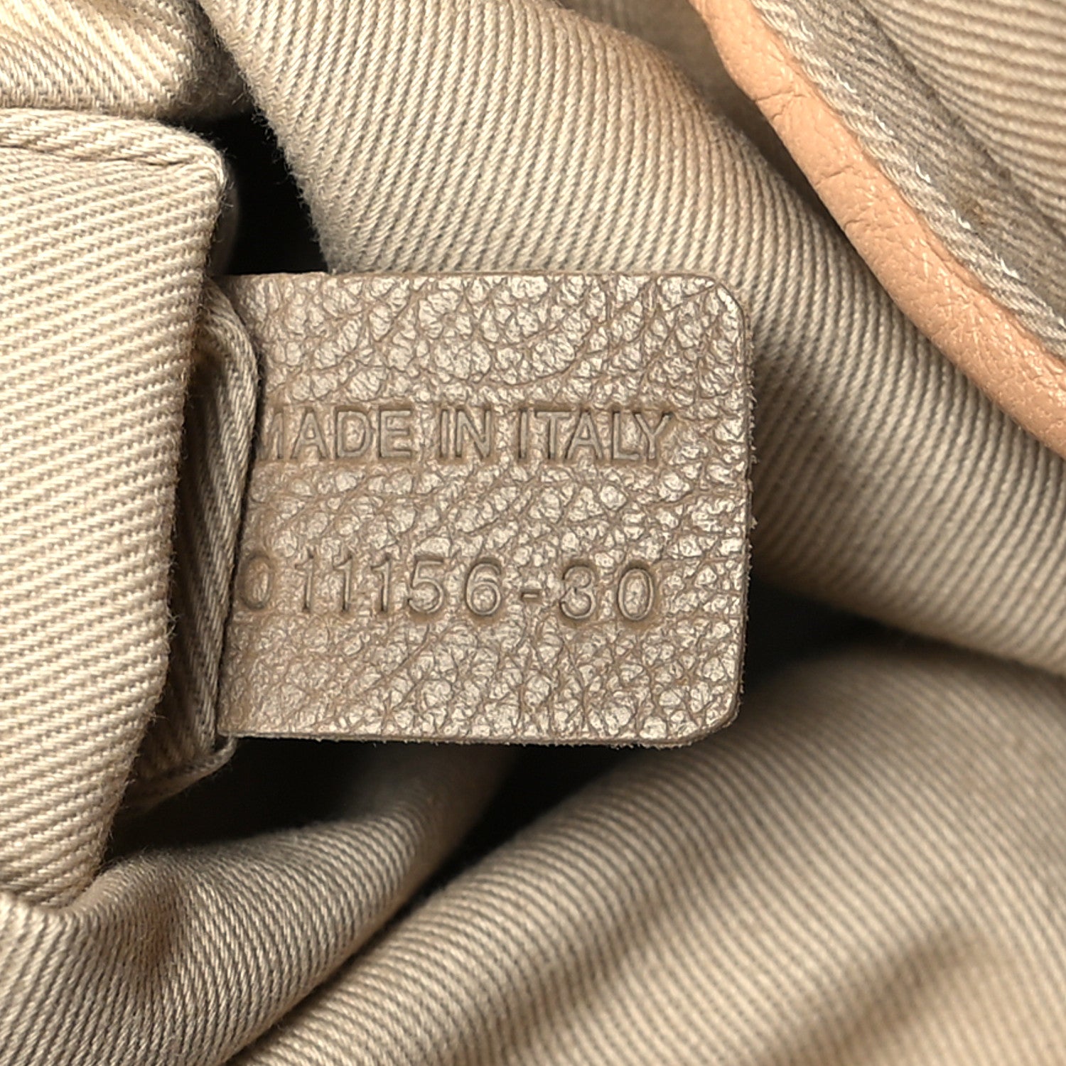 Chloe Calfskin Medium PARATY Barbour Khaki 7 of 12