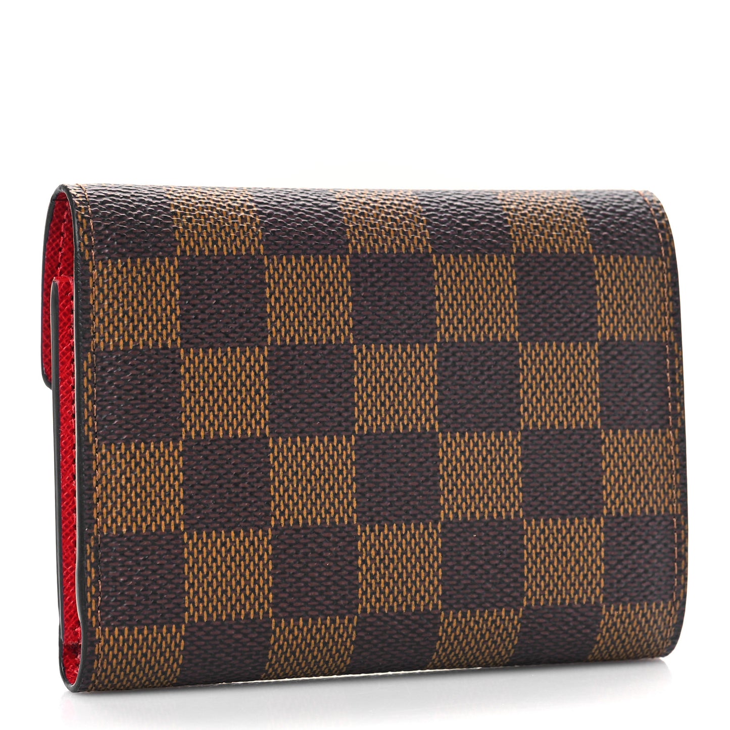 Damier Ebene Victorine Wallet Red
