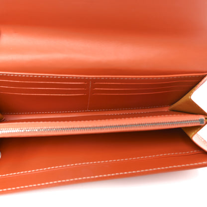 Goyard Goyardine Varenne Long Wallet Orange 5 of 6