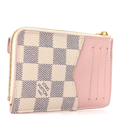 Louis Vuitton Damier Azur Recto Verso Card Holder Rose Ballerine 3 of 6