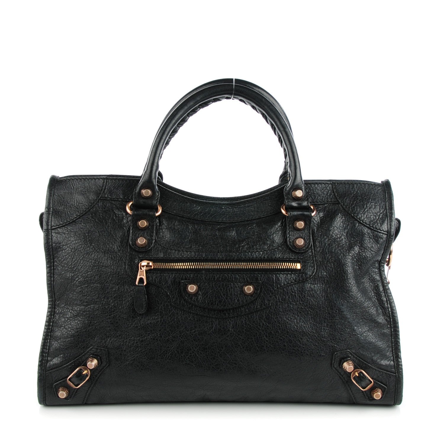 Balenciaga Agneau Giant 12 Rose Gold Hardware City Black 1 of 7
