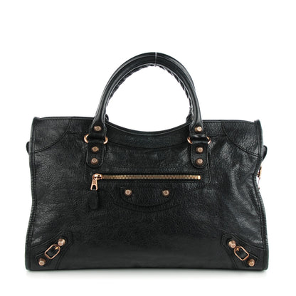 Balenciaga Agneau Giant 12 Rose Gold Hardware City Black 1 of 7