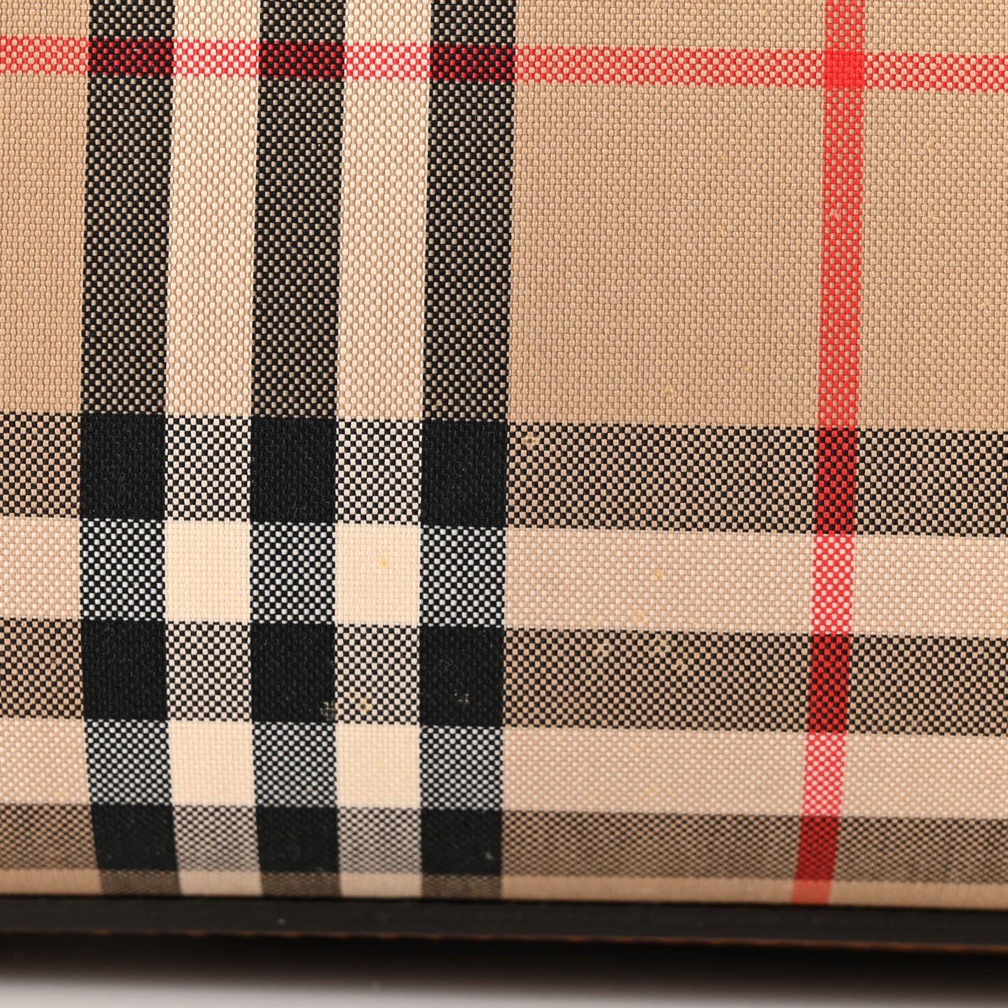 Calfskin Vintage Check Triple Stud Mini Belt Bag Archive Beige