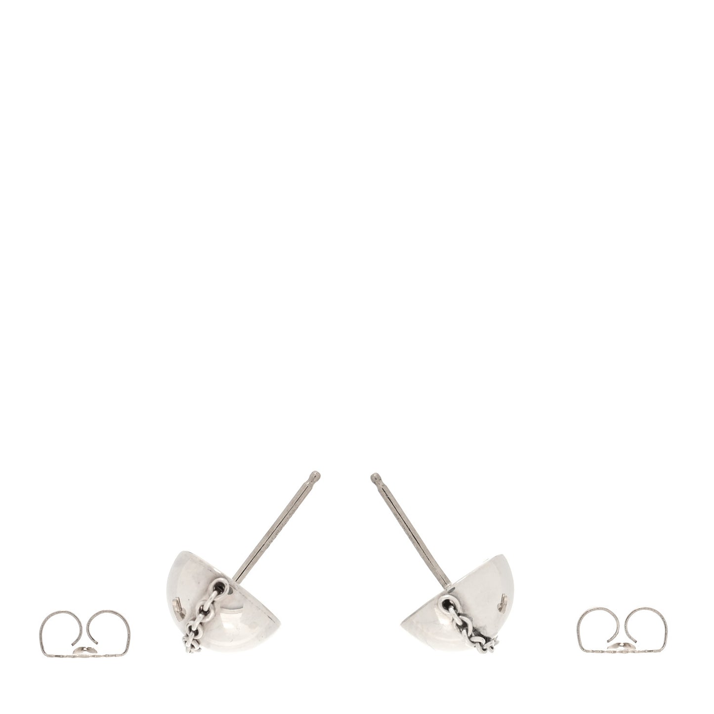 Sterling Silver HardWear Bolt Ball Earrings