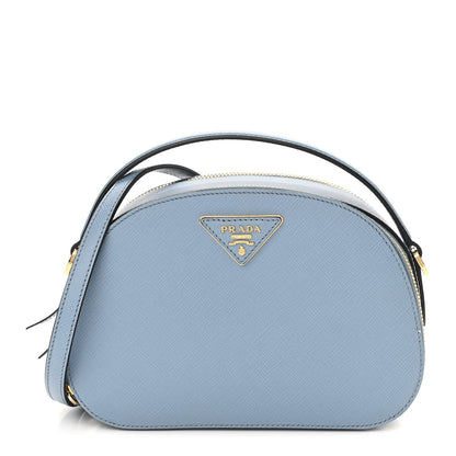 Prada Saffiano Lux Odette Crossbody Astrale 1 of 13