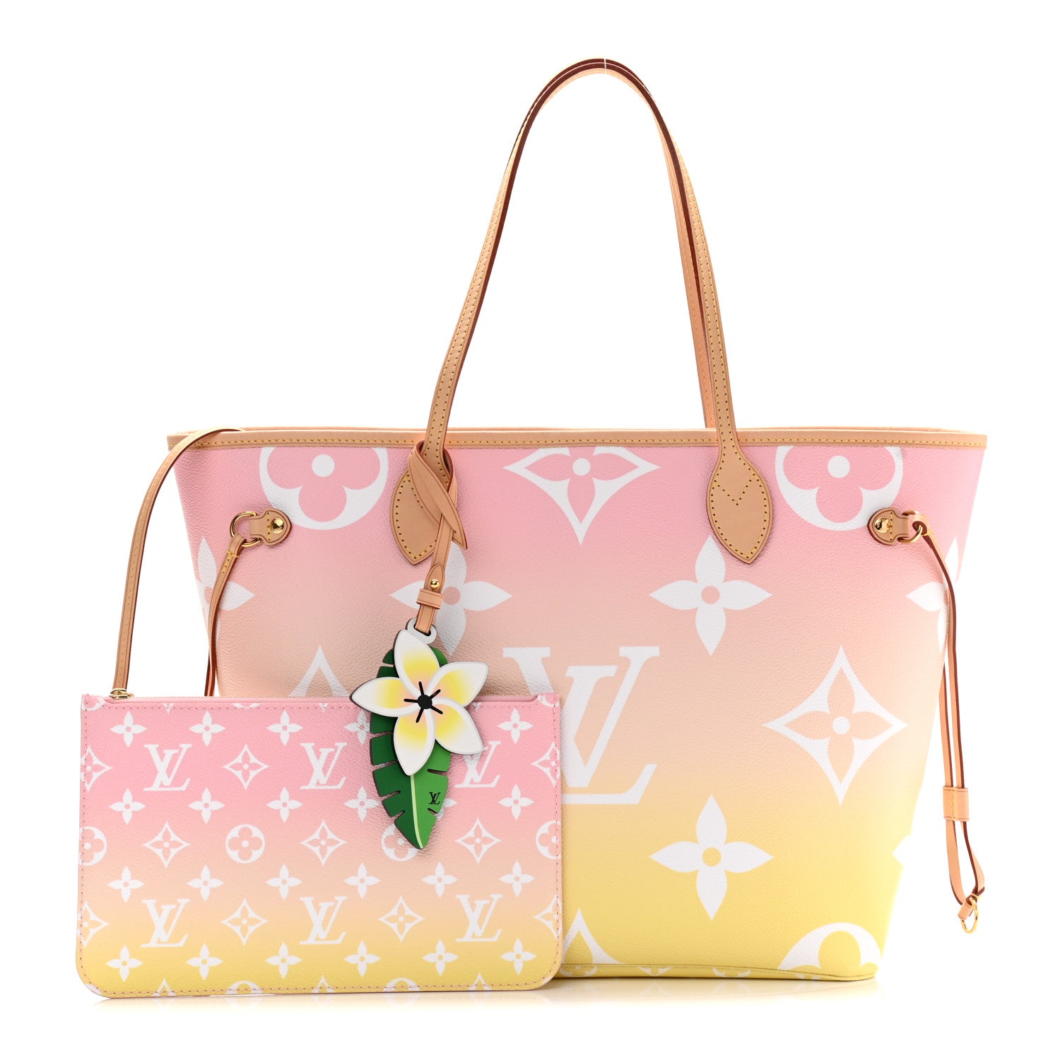 Louis Vuitton Monogram Giant By The Pool Neverfull MM Light Pink 1 of 10