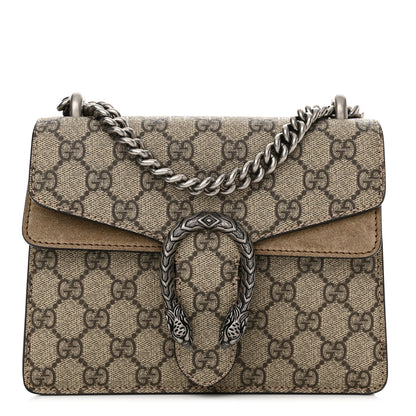 Gucci GG Supreme Monogram Mini Dionysus Shoulder Bag Taupe 1 of 14