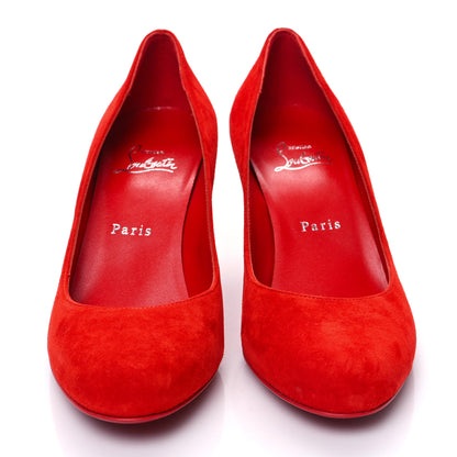 Christian Louboutin Veau Velours Stella 70 Pumps 38.5 Ole 2 of 8