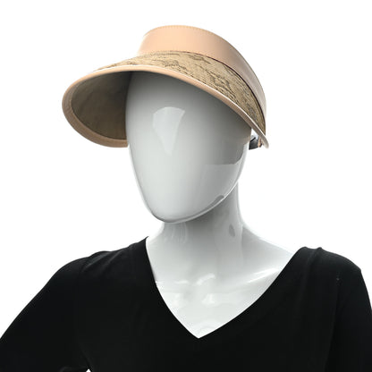 Louis Vuitton Calfskin Raffia Monogram Strawgram Visor Natural 2 of 9