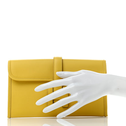 Hermes Swift Verso Jige Duo Clutch Jaune De Naples Mauve Sylvestre 3 of 8