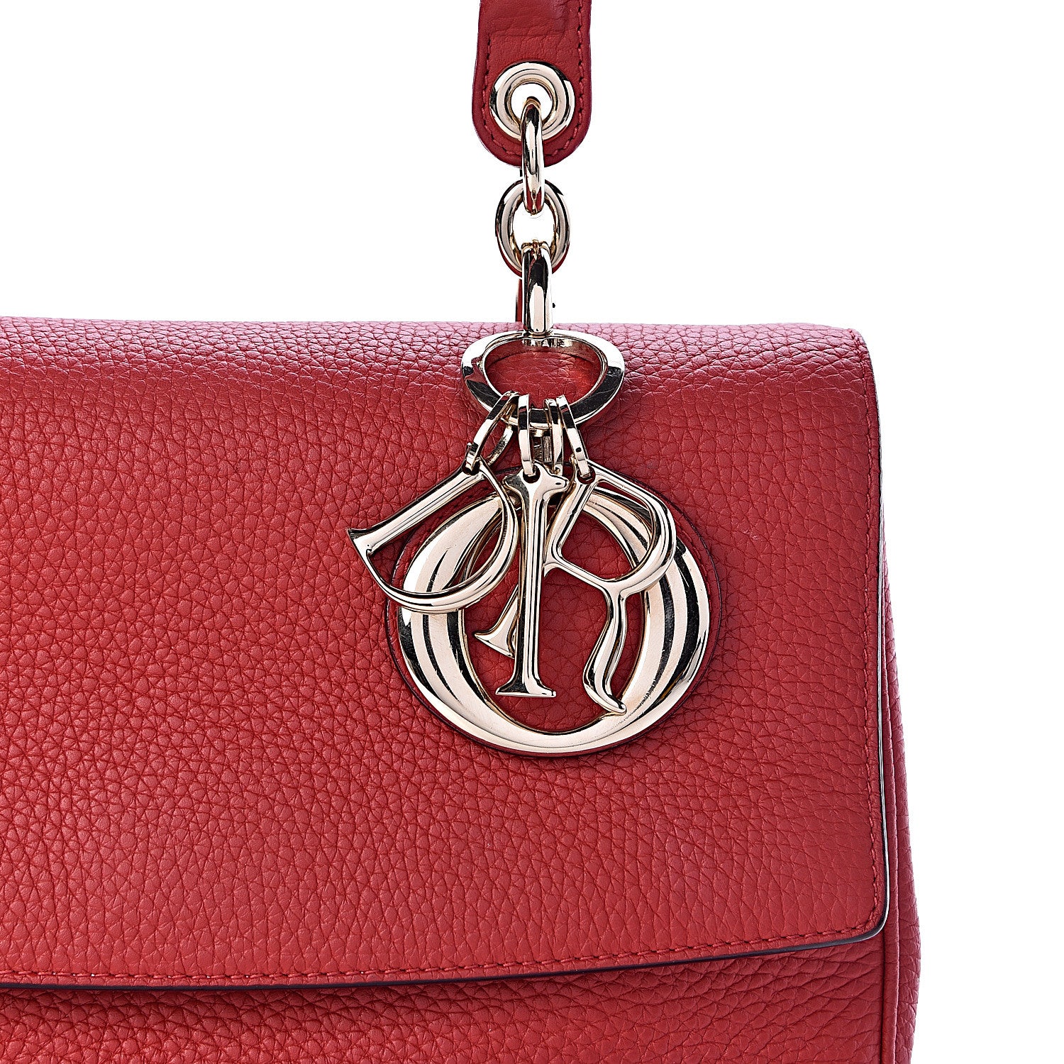 Christian Dior Bullcalf Small Be Dior Flap Red 8 of 11