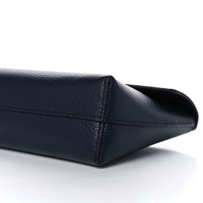 Mulberry Small Classic Grain Darley Cosmetic Pouch Navy 9 of 13