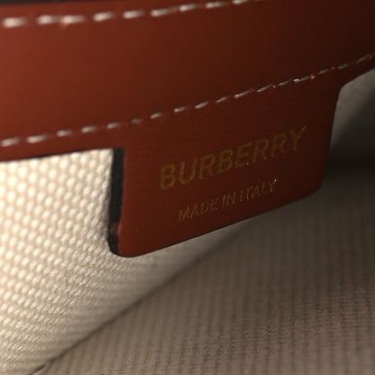 Burberry Canvas Cotton Small Peggy Bucket Bag Natural Gold 6 of 7