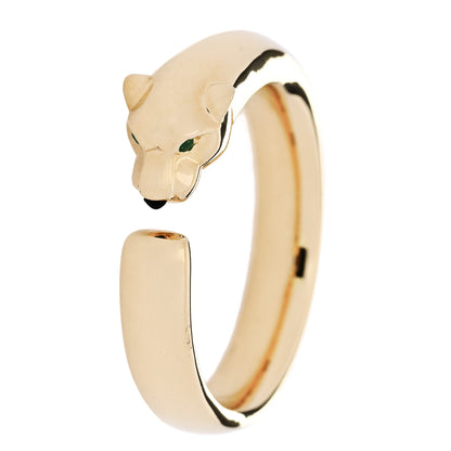 Cartier 18K Yellow Gold Tsavorite Onyx Panthère De Cartier Ring 62 10 1 of 5