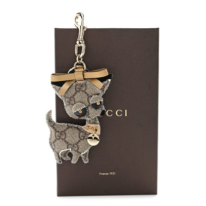 Gucci GG Supreme Monogram Dog Key Charm 4 of 4